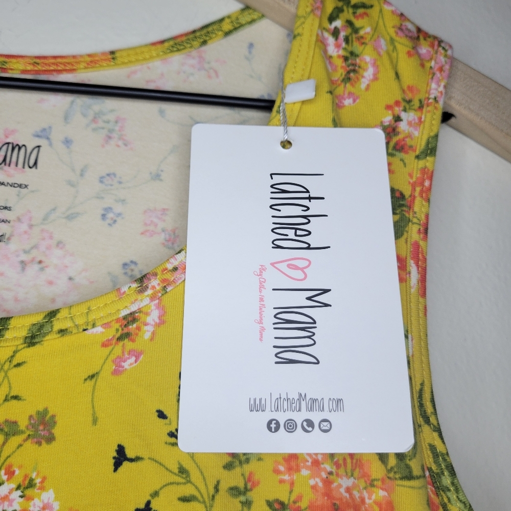 NWT Latched Mama Classic Cotton Sundress, sz xs - Picture 6 of 6